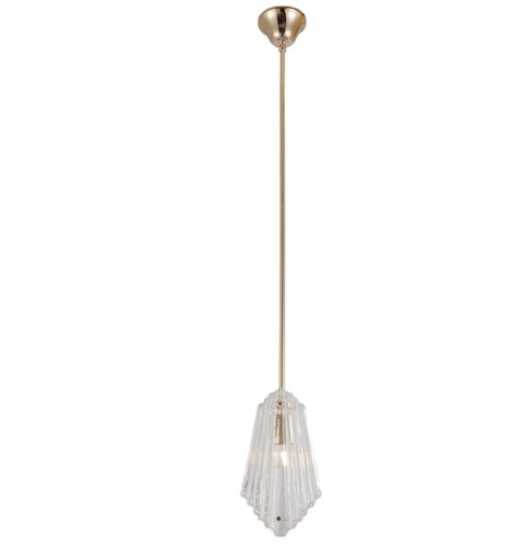 Светильник подвесной 3461/S gold Newport прозрачный 1 лампа, основание золотое в стиле классический современный американский 
