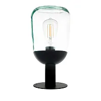Парковый светильник Donatori 98702 Eglo уличный IP44 чёрный 1 лампа, плафон прозрачный в стиле современный E27