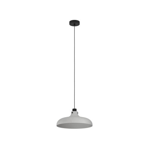 Светильник подвесной Matlock 43825 Eglo серый 1 лампа, основание чёрное в стиле современный лофт 