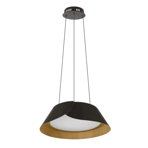 Светильник подвесной LED Lane 10370P Black LOFT IT белый на 1 лампу, основание чёрное в стиле современный 