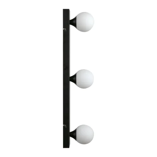 Светильник потолочный Vivari LH012100 LightHall белый на 3 лампы, основание чёрное в стиле современный шар фото 3