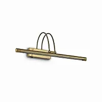 Подсветка для картин LED BOW AP D46 OTTONE SATINATO Ideal Lux латунь в стиле современный