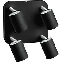 Спот с 4 лампами Eye Spot Black 6022-NW Nowodvorski чёрный GU10 в стиле минимализм 
