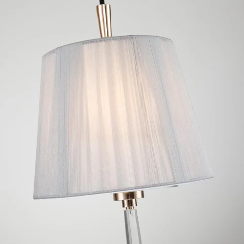 Светильник подвесной Sade 2690-1P Favourite серый 1 лампа, основание золотое в стиле арт-деко  фото 2