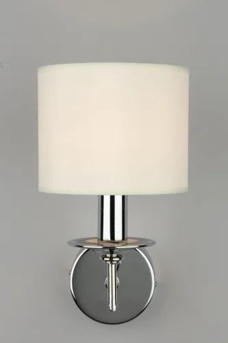 Бра Signa OML-64401-01 Omnilux бежевый на 1 лампа, основание хром в стиле классический  фото 4