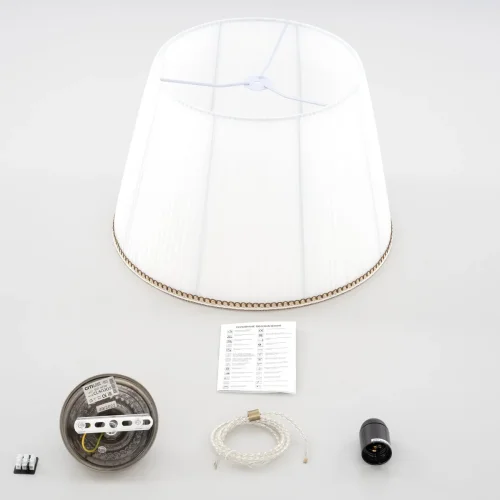 Светильник подвесной Вена CL402030 Citilux белый 1 лампа, основание бронзовое в стиле классический прованс  фото 9