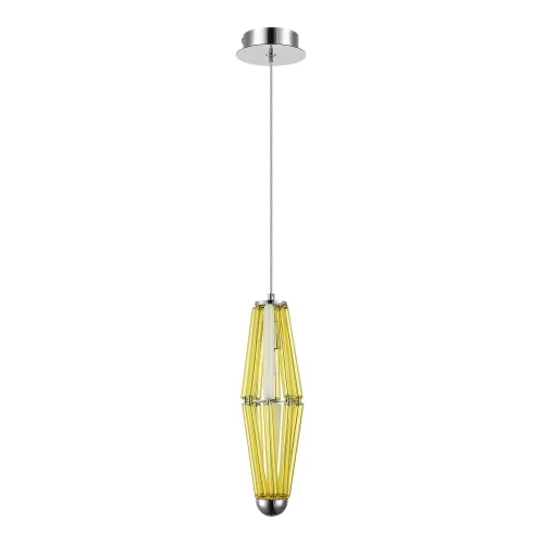 Светильник подвесной Ciara SL1242.123.01 ST-Luce золотой жёлтый 1 лампа, основание хром в стиле арт-деко  фото 2