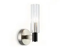 Бра LH55507 Ambrella light прозрачный на 1 лампу, основание чёрное в стиле современный 