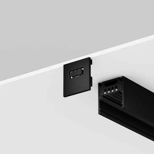Комплект заглушек для алюминиевого профиля Exility IP O-TR002-EC Maytoni чёрный в стиле хай-тек современный для светильников серии Exility IP exility ip уличная фото 5