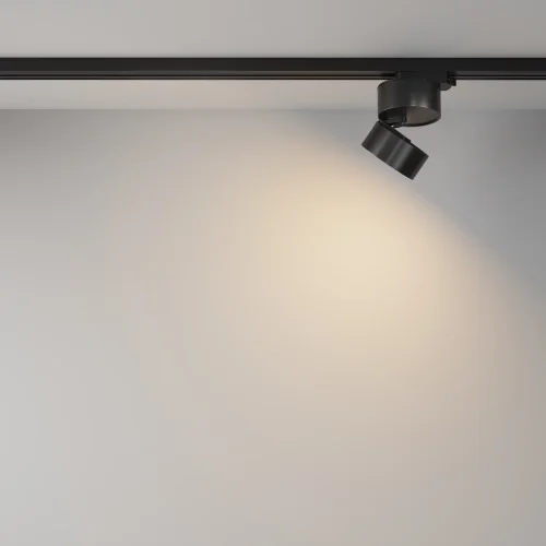 Трековый светильник Onda 3000K 12Вт 120° Single phase track system Unity TR007-1-12W3K-B-1 Maytoni чёрный для шинопроводов серии Single phase track system Unity чёрный фото 4