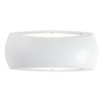 Настенный светильник уличный FRANCY-1 AP1 BIANCO Ideal Lux уличный IP66 белый на 1 лампу, плафон белый в стиле современный E27