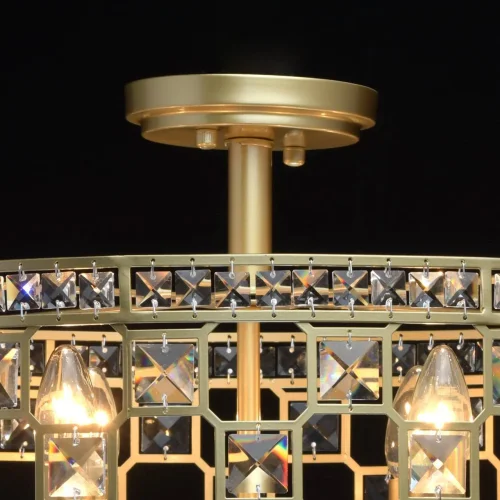 Люстра потолочная Монарх 121011606 MW-Light золотая на 6 ламп, основание золотое в стиле классический  фото 11