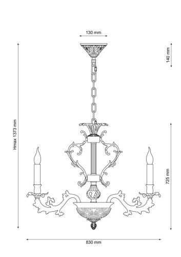 Люстра подвесная FIRENZE 1780.15.3 antique gold Lucia Tucci без плафона на 18 ламп, основание золотое в стиле классический фото 2 Люстра подвесная FIRENZE 1780.15.3 antique gold Lucia Tucci без плафона на 18 ламп, основание золотое в стиле классический фото 2
