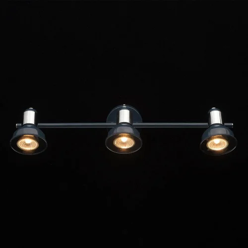 Спот с 3 лампами Хоф 552020903 MW-Light синий GU10 в стиле современный фото 2