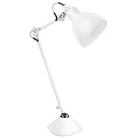 Настольная лампа Loft 865916 Lightstar белая 1 лампа, основание белое металл в стиле хай-тек 