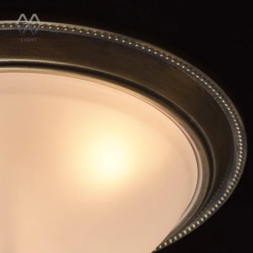 Люстра потолочная Ариадна 450015503 MW-Light белая на 3 лампы, основание античное бронза в стиле современный  фото 5