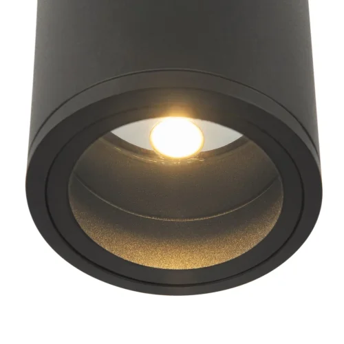 Светильник накладной LED Bar O306CL-L12GF Maytoni чёрный 1 лампа, основание чёрное в стиле современный круглый фото 2