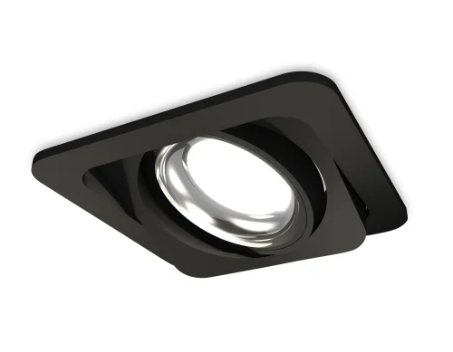 Светильник точечный Techno Spot XC XC7659002 Ambrella light чёрный 1 лампа, основание чёрное в стиле современный хай-тек квадратный