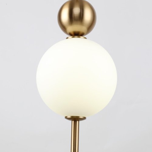 Светильник подвесной LED Chantra 4088-1P F-promo белый 1 лампа, основание латунь в стиле современный  фото 4