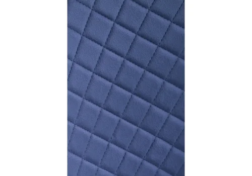 Стул на металлокаркасе Teo dark blue / black 15030 Woodville, синий/велюр, ножки/металл/чёрный, размеры - ****530*620 фото 8