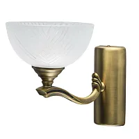 Бра Афродита 317024601 MW-Light белый 1 лампа, основание античное бронза в стиле классический 