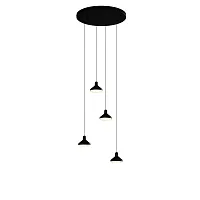 Светильник подвесной LED Antares 7313 Mantra чёрный 1 лампа, основание чёрное в стиле хай-тек современный 
