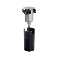 Встраиваемый светильник ROCKET MINI PT 15° Ideal Lux уличный IP68 чёрный хром 1 лампа, плафон без плафона в стиле современный LED