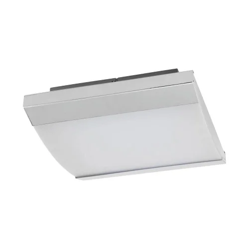 Светильник настенно-потолочный LED Siderno 97869 Eglo белый на 1 лампу, основание хром в стиле современный квадраты