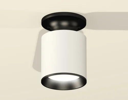 Светильник накладной Techno spot XS6301120 Ambrella light белый 1 лампа, основание чёрное в стиле современный круглый фото 3