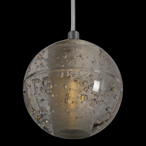 Люстра каскадная Rain 10112/15 LOFT IT прозрачная на 15 ламп, основание хром в стиле арт-деко  фото 4