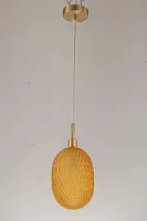 Светильник подвесной Magliano E 1.P3 Y Arti Lampadari жёлтый 1 лампа, основание золотое в стиле современный 