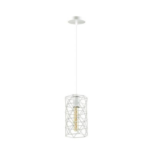 Светильник подвесной лофт Olaf 3730/1 Lumion белый 1 лампа, основание белое в стиле лофт 