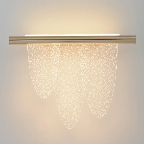 Бра LED VALENTIN AP11W LED GOLD Crystal Lux прозрачный на 1 лампу, основание золотое в стиле современный фото 2