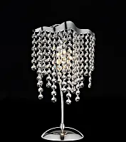 Настольная лампа Рита CL325811 Citilux прозрачная 1 лампа, основание серое хром металл в стиле современный 