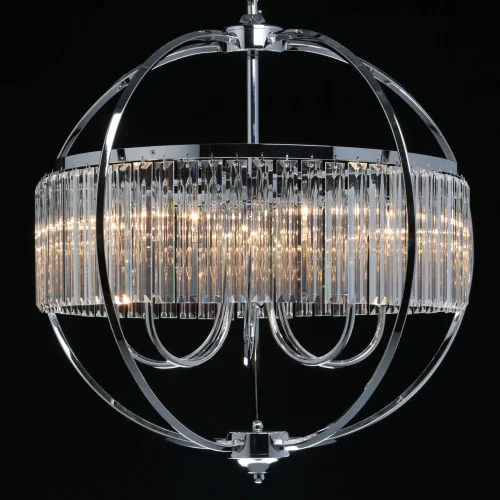 Люстра подвесная Гослар 498015805 MW-Light прозрачная на 5 ламп, основание бронзовое в стиле классический  фото 3