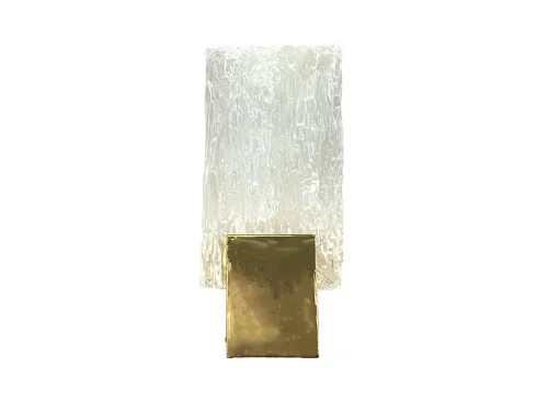 Бра LED 15382/A rose gold Newport прозрачный на 1 лампу, основание золотое в стиле современный 