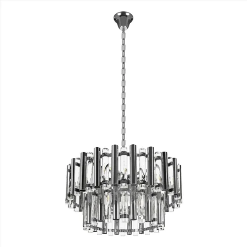 Люстра подвесная Boucle 10438/8 LOFT IT прозрачная на 8 ламп, основание никель в стиле современный фото 3 Люстра подвесная Boucle 10438/8 LOFT IT прозрачная на 8 ламп, основание никель в стиле современный фото 3