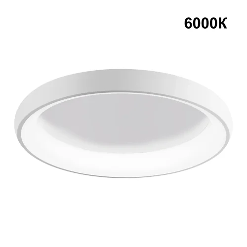 Светильник потолочный LED с пультом Fold 359033 Novotech  1 лампа, основание белое в стиле хай-тек тарелка с пультом фото 5