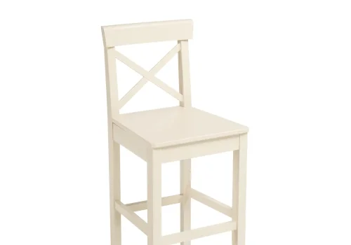 Полубарный стул Алзе кремовый 554129 Woodville, /, ножки/массив березы дерево/кремовый, размеры - ****400*450 фото 5