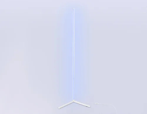 Торшер  LED с пультом FL8025 Ambrella light с пультом белый 1 лампа, основание белое в стиле хай-тек современный
 фото 10