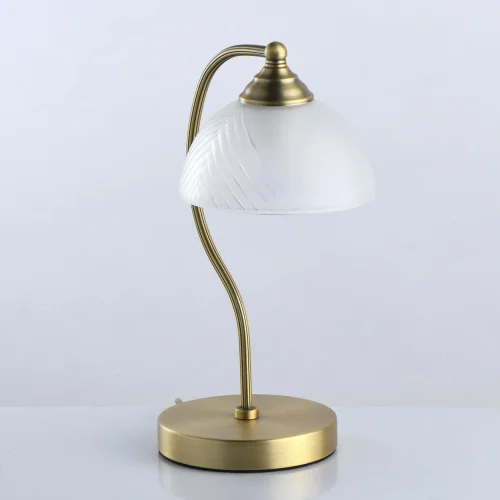 Настольная лампа Афродита 317035101 MW-Light белая 1 лампа, основание латунь металл в стиле классический  фото 4