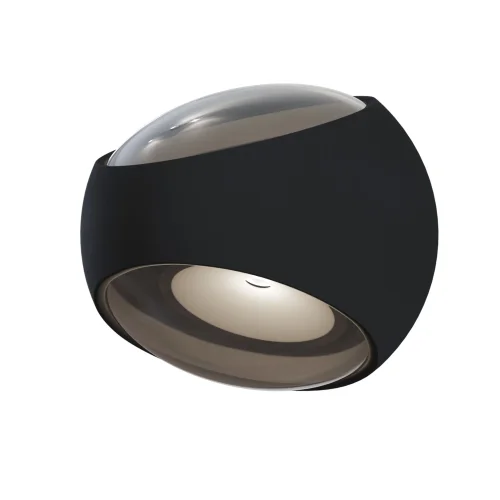 Настенный светильник LED Stream O032WL-L6B3K Maytoni уличный IP54 чёрный 1 лампа, плафон чёрный в стиле модерн LED