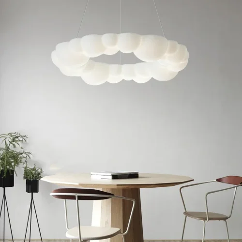 Люстра подвесная ODDLY D68 220262-23 ImperiumLoft белая на 1 лампу, основание белое в стиле современный скандинавский минимализм фото 7 Люстра подвесная ODDLY D68 220262-23 ImperiumLoft белая на 1 лампу, основание белое в стиле современный скандинавский минимализм фото 7