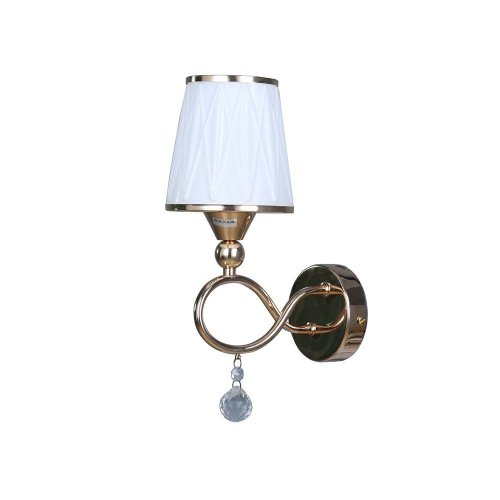 Бра Farneta OML-56501-01 Omnilux белый на 1 лампа, основание золотое в стиле классический 