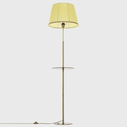 Торшер Линц CL402983T Citilux со столиком бежевый 1 лампа, основание бронзовое в стиле классический прованс
 фото 4
