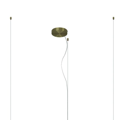 Люстра подвесная LED Shell 7357 Mantra золотая на 1 лампа, основание золотое в стиле современный  фото 5