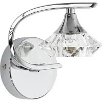 Бра Tesalli 4650-NW Nowodvorski прозрачный 1 лампа, основание хром в стиле современный 