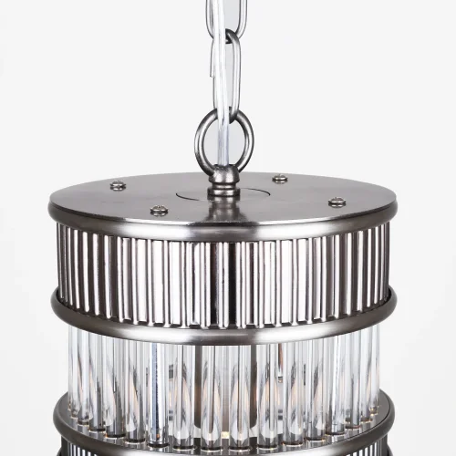 Светильник подвесной Turris 4201-1P Favourite прозрачный 1 лампа, основание никель в стиле классический  фото 4