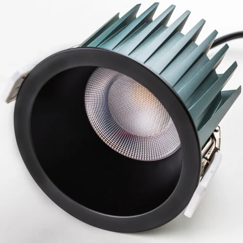 Светильник точечный LED Ciclone 385637 Lightstar чёрный на 1 лампу, основание чёрное в стиле современный круглый фото 2 Светильник точечный LED Ciclone 385637 Lightstar чёрный на 1 лампу, основание чёрное в стиле современный круглый фото 2