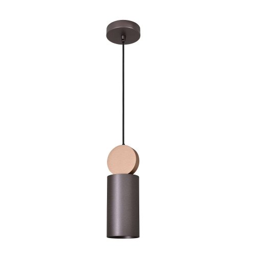Светильник подвесной Otium 2215-1P Favourite коричневый 1 лампа, основание коричневое в стиле современный 